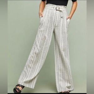 Anthropologie Mauritius High Waist Paper Bag Pants